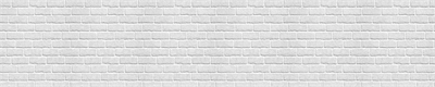 Панель фартук Кирпич белый лофт  АБС 3,0 х 0,60 - фото 33930