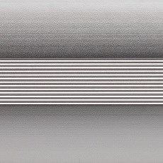 Угол с резиновой вставкой (черная), 40х20 мм, алюминий, 0,9 м - фото 6768